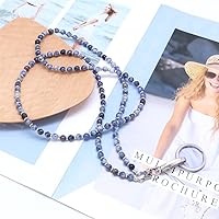 Vista 157 de Cordón para mujer, cordones con cuentas para tarjetas de identificación, soporte para profesores, llavero y correa para collar para mujeres y niñas