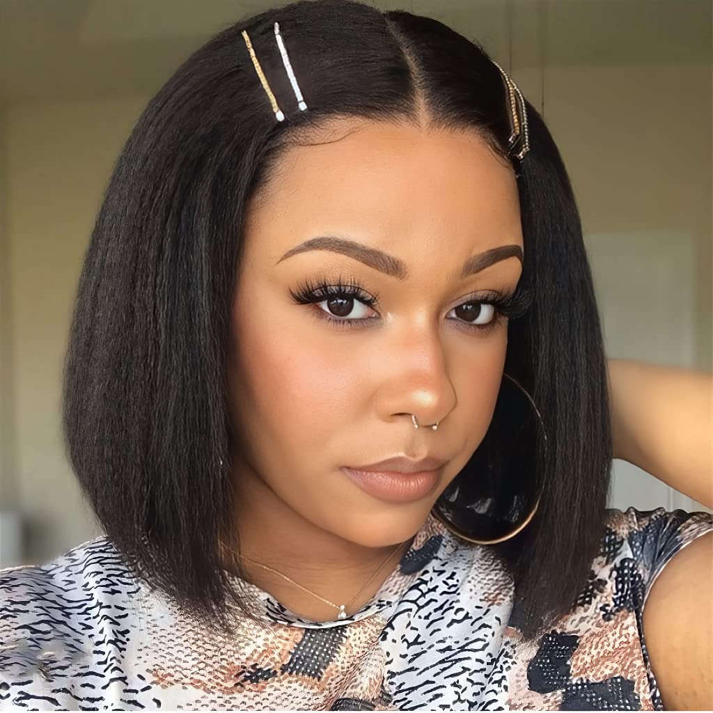 Pixie Cut Wig Human Hair Lace Front Wigs 13X4X1 Lace Front Wigs Human Hair Short Bob Wigs Straight Lace Front Pixie Cut Wigs
