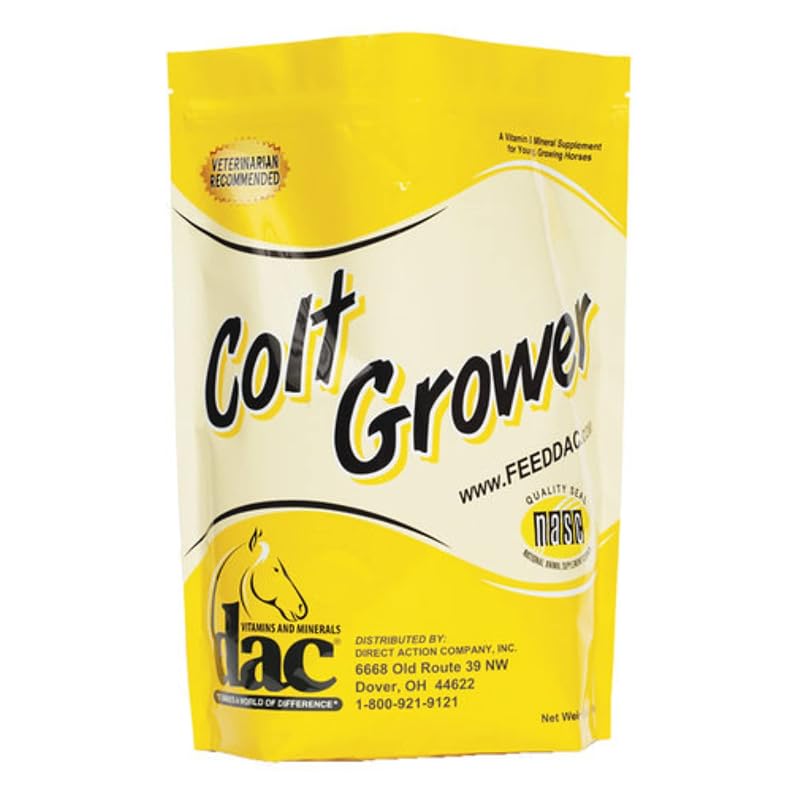 Suplemento de Vitaminas e Minerais para Cavalos Jovens dac Colt Grower 2,45 kg