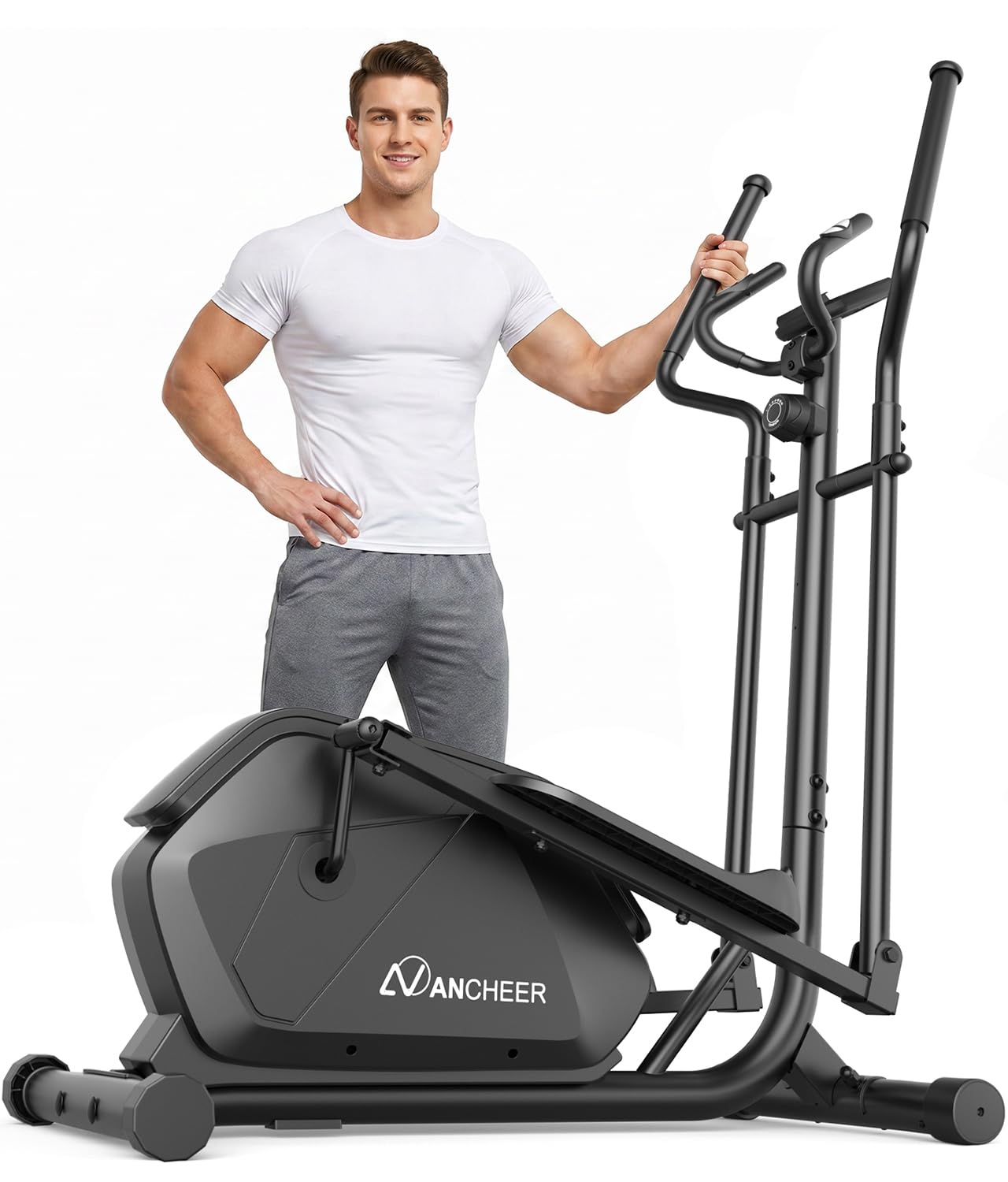 ANCHEER Elliptical Machine (400 lbs)