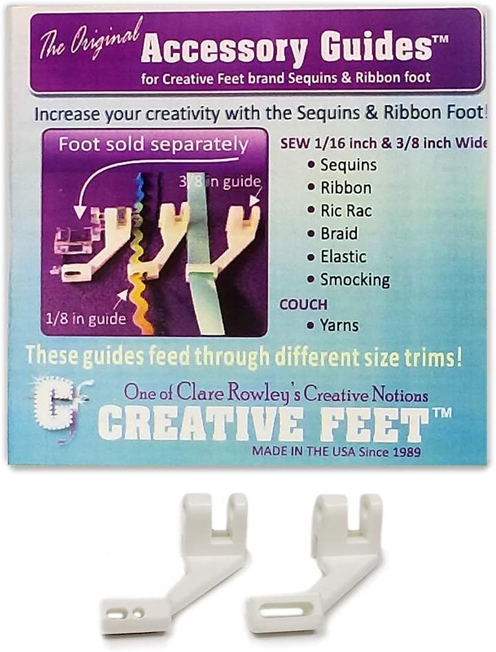 Creative Feet AG-94 Accessory Guide Set for Sequins & Ribbon Foot
