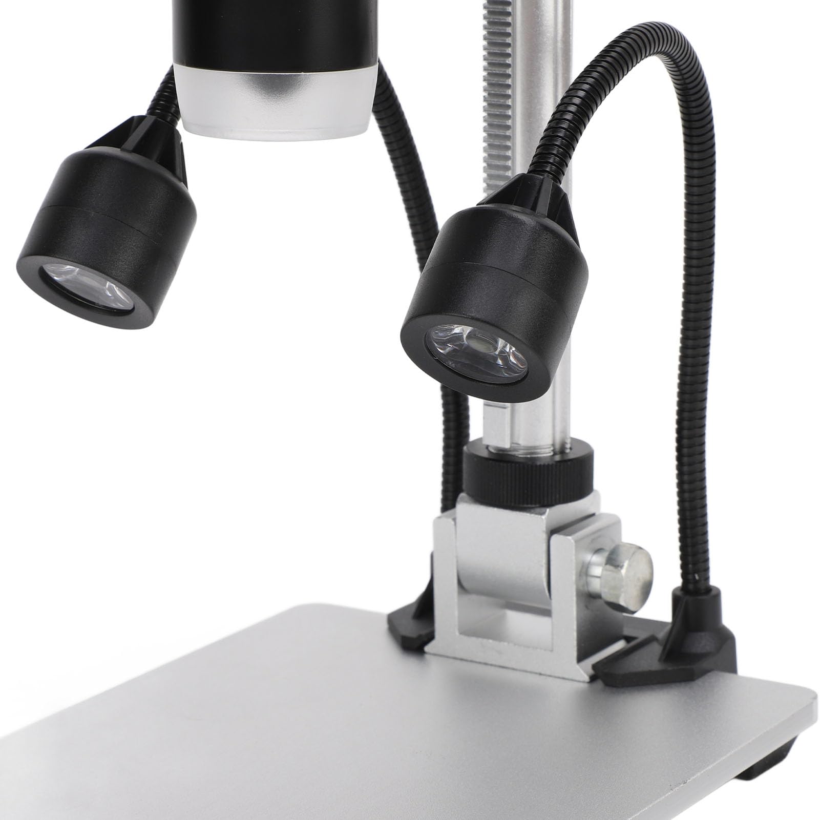 Digitalmikroskop, 9-Zoll-LCD-Digitalmikroskop-Lupe mit Licht, 12 MP, 1600-fache Vergrößerung, Lötmikroskop, 1080P, Münzmikroskop-Lupe für Pflanzen, Felsen