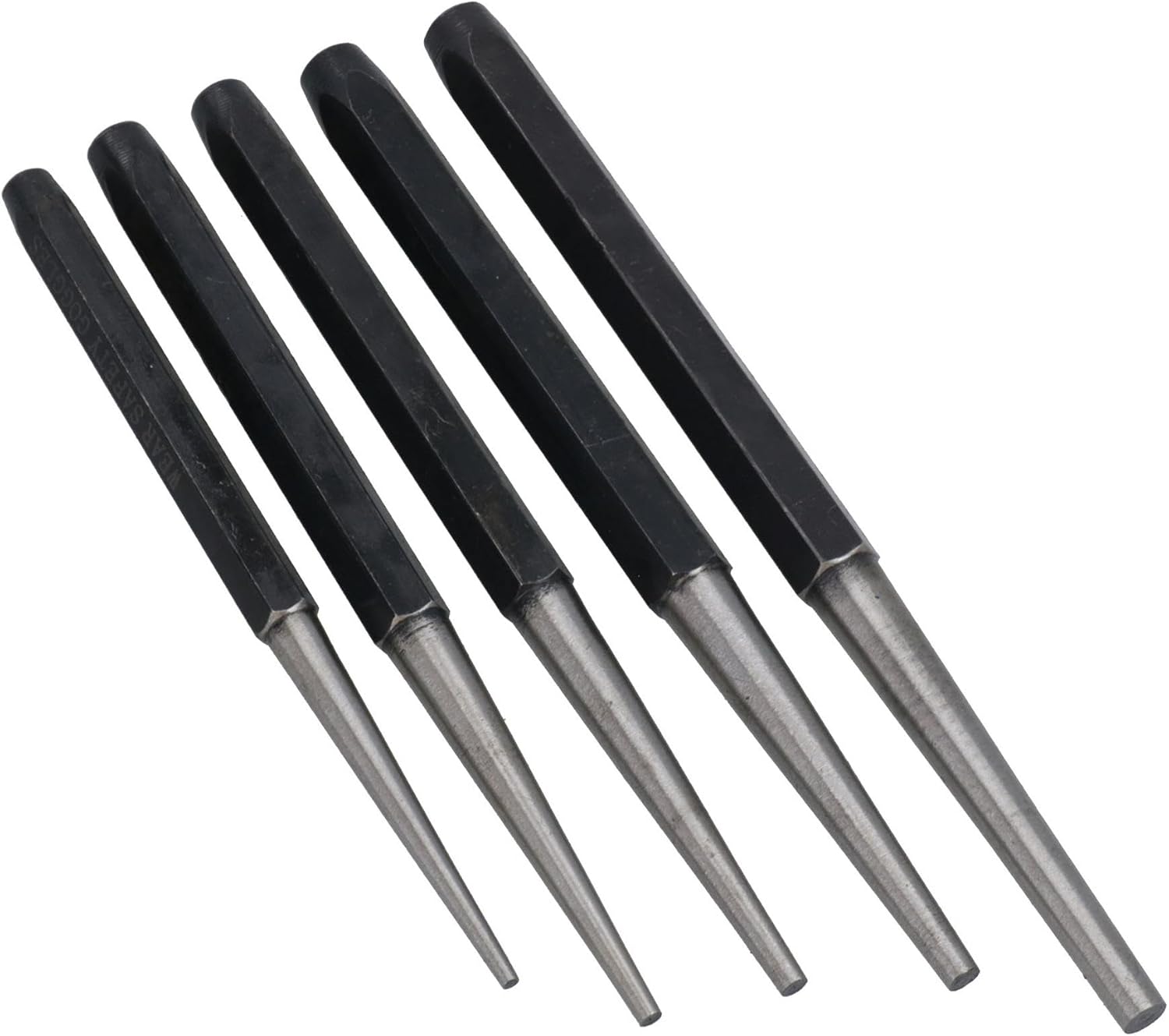 16pc Punch And Chisel Set Metal Pin Punch Punches Marker Taper Tapered