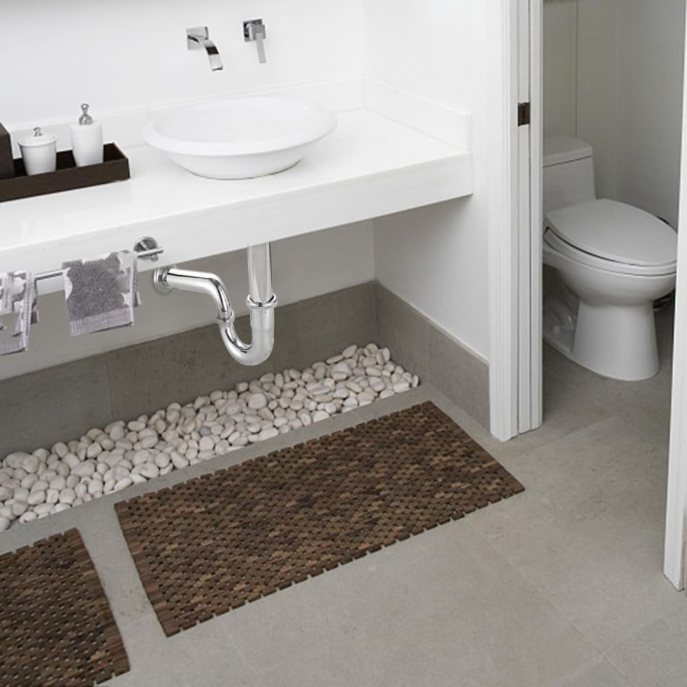 Siphon de vidange en acier inoxydable 32 mm, anti-odeur, pour robinet, évier, tuyau d'égout, argent, 1 pièce