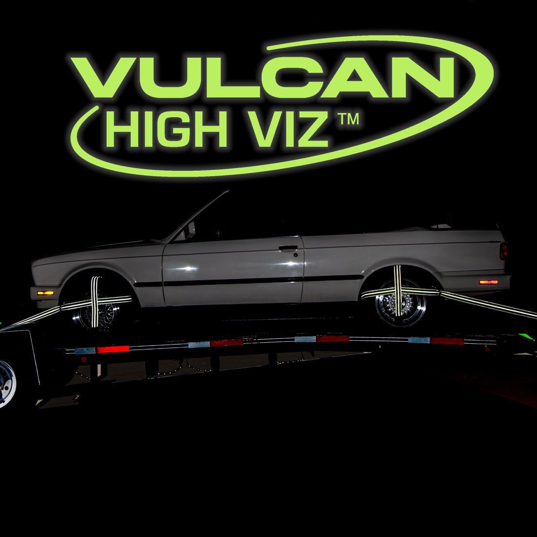 VULCAN Car Tie Downs - Snap Hook - Adjustable Loop - 4 Pack - High-Viz - 3,300 Pound Safe Working Load - Image 5