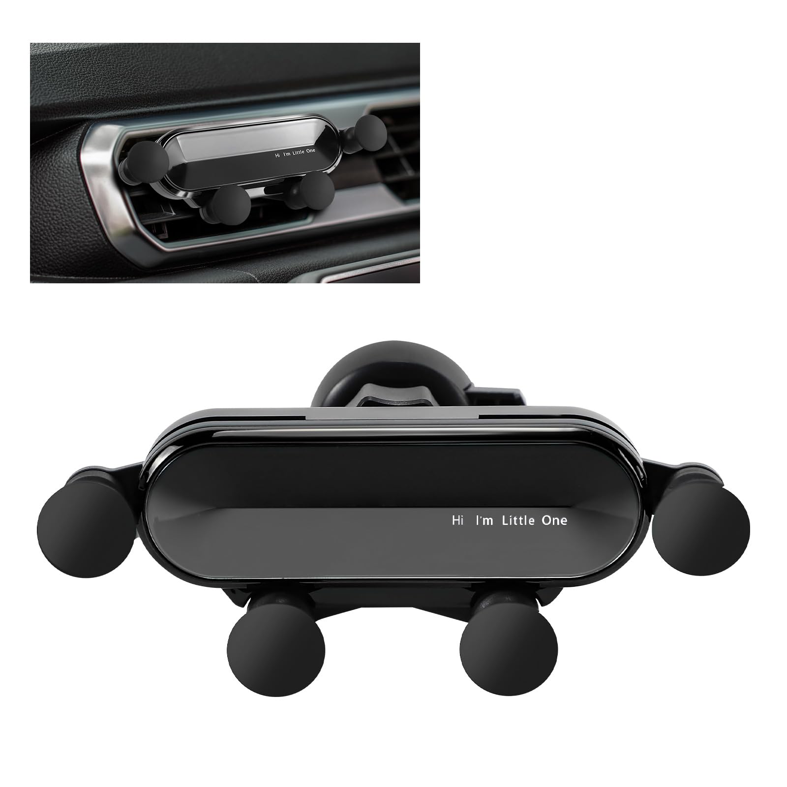 Hovom Car Air Vent Phone Holder Anti-Shaking Anti-Slip Cell Phone Holder for Car Vent Retractable Adjustable Angle Navigation