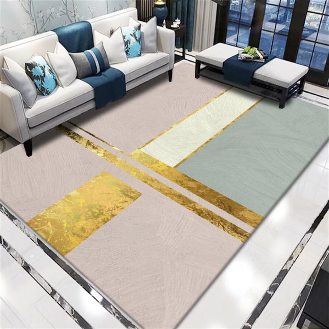 Tapis de salon lavable et grand tapis éveil bébé fille pour la chambre