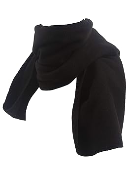 小物 plllllleeeasse fleece scarf BLACK 61RU0wbXBCL._AC_SY350_QL65_.jpg