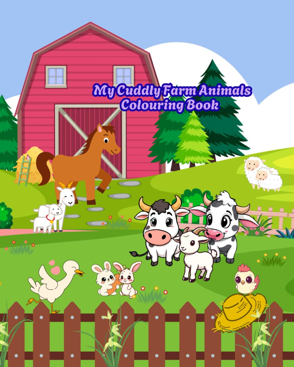 My Cuddly Farm Animals Colouring Book (My Colouring Book Series)