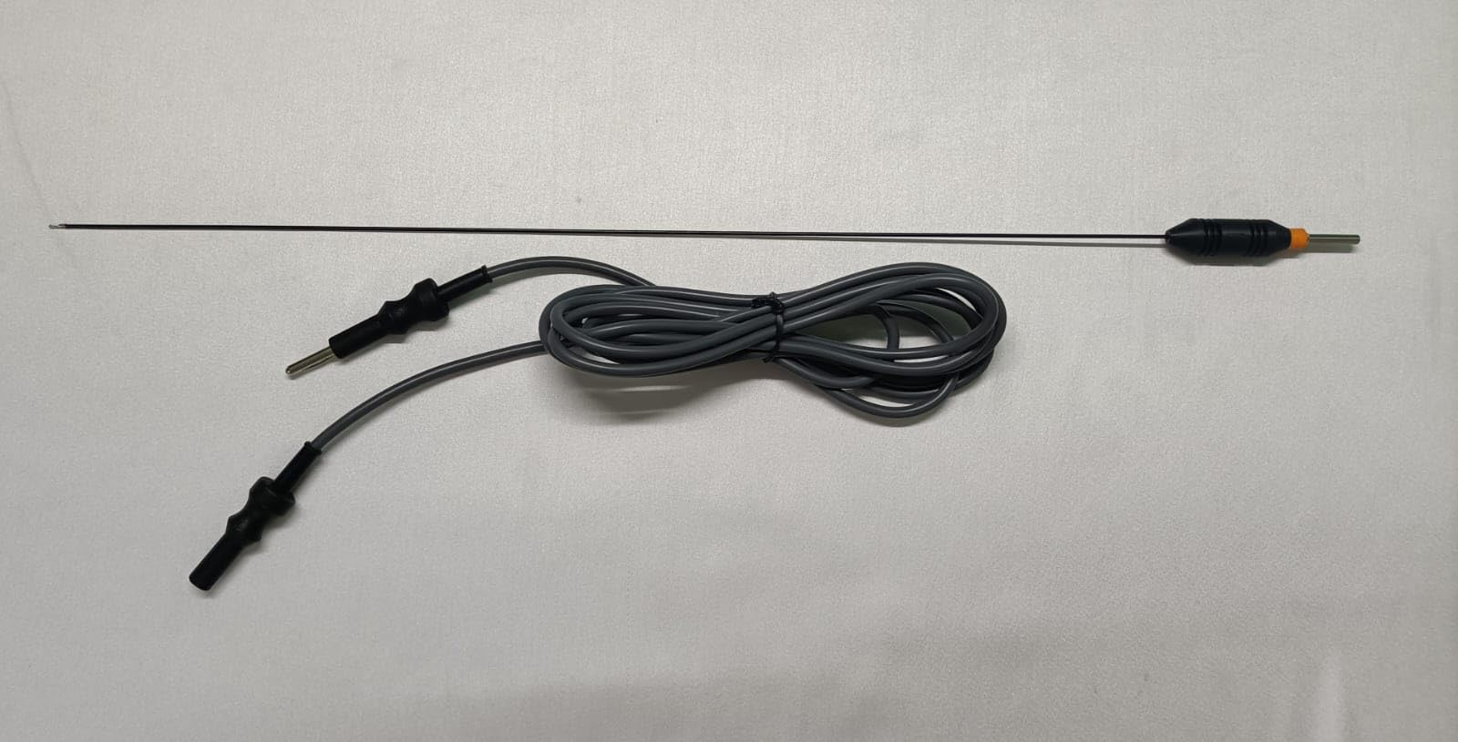 Surgical Instruments - Hysteroscopy Monopolar Electrode L-Hook Semi Rigid 5FR 40cm with Cable Reusable CE Approved.