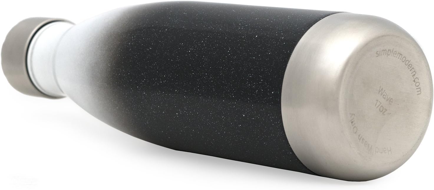 Simple Modern 9 Ounce Wave Water Bottle - Vacuum Insulated Stainless Steel Flask - Double Wall - Leakproof Kids Ombre: Tuxedo