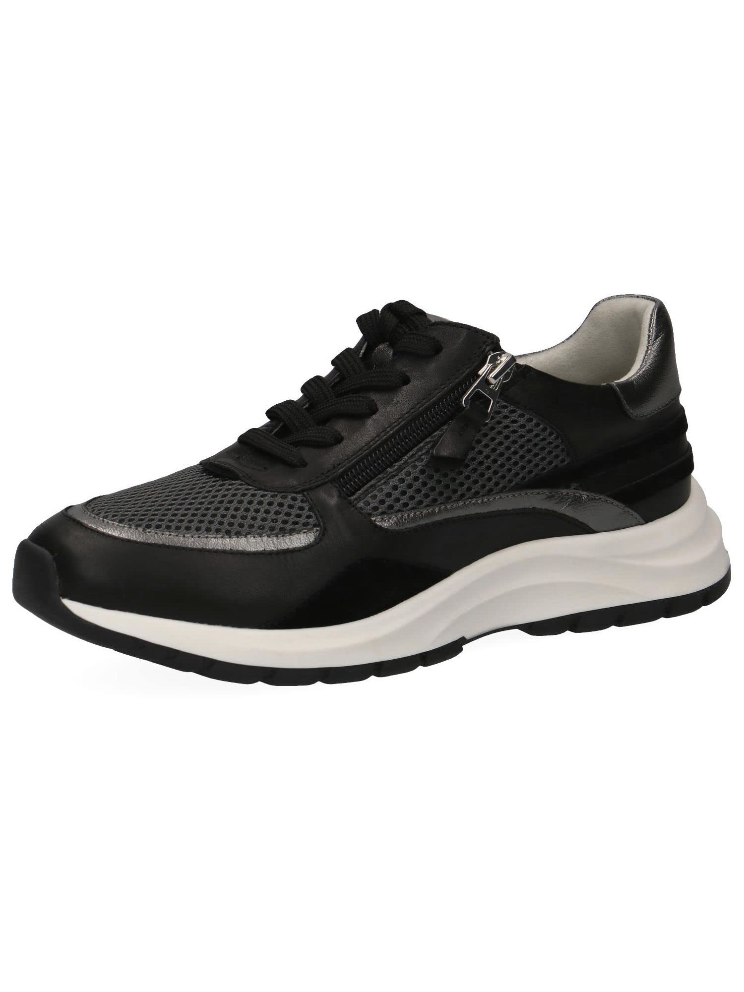 CAPRICE Women's Trainers 9-9-23710-20 G Width, Black Crystal, 5 UK