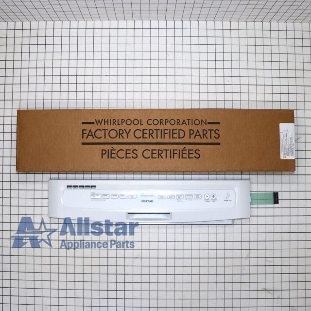 W10811149 Dishwasher Touchpad and Panel (White)