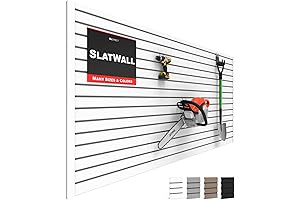 DLDIRECT Slat Wall Panel System: The Ultimate Storage Solution for Your Garage