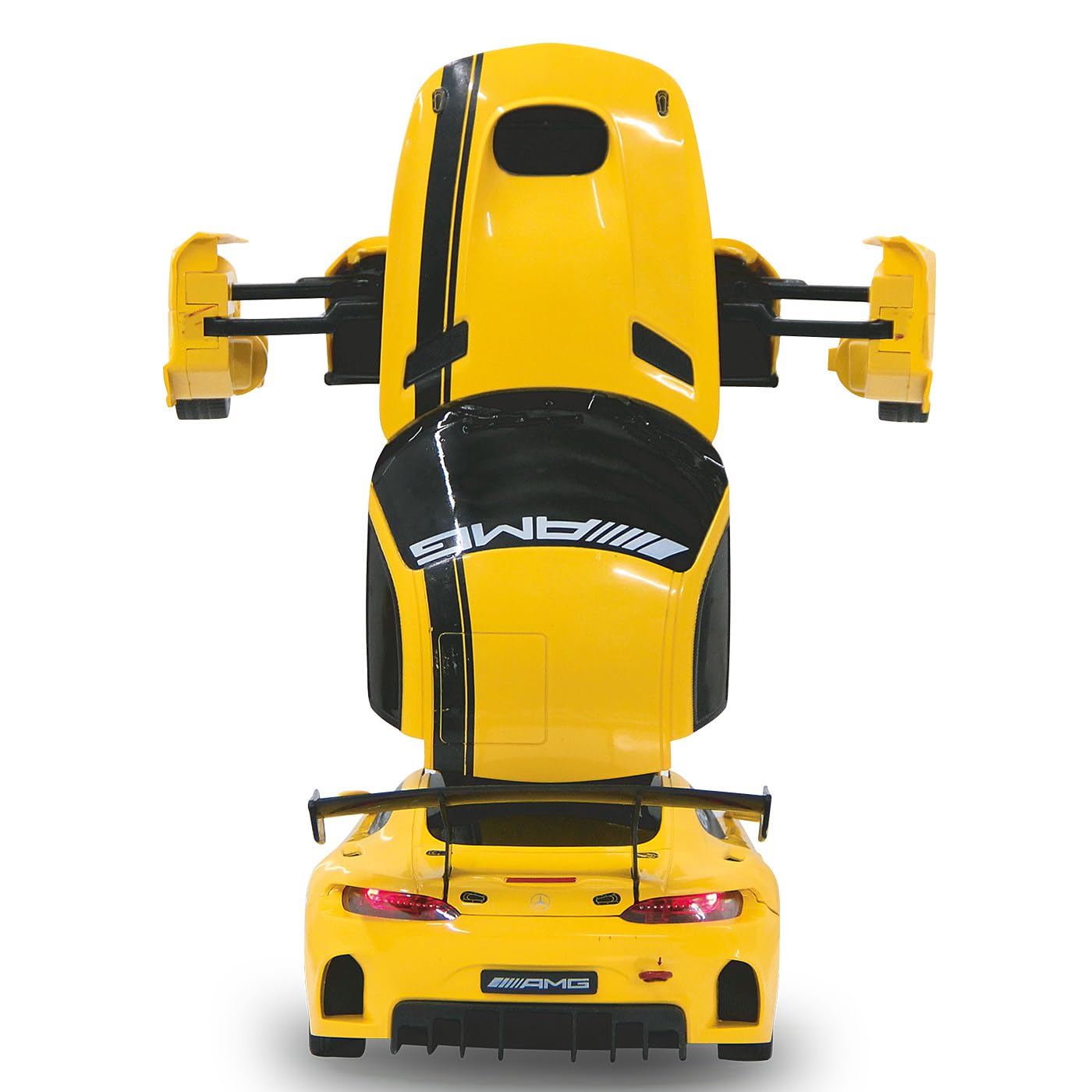 Jamara 410029 1:14 "Żółty Mercedes AMG GT3 Transformowalny 2,4 GHz" model