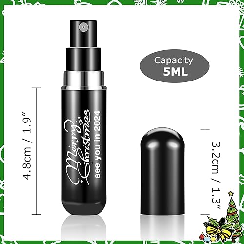 Miniatura 2 de Mini botella atomizadora de perfume recargable, botellas separadas portátiles, dispensadores de accesorios de aerosol de viajes y salidas de 0.2 fl