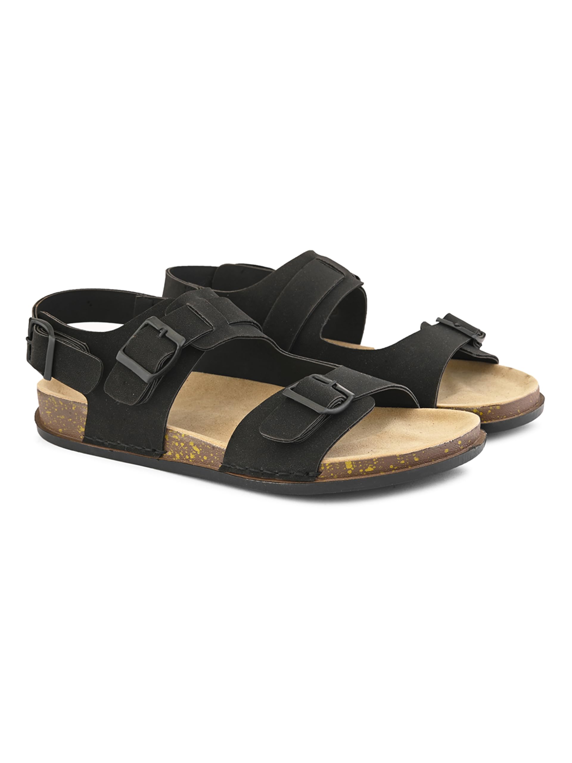 stanphord Men's Astronyx Handcrafted Sandals Stylish Suede Birken Cork Fashion Summer Floaters Lightweight Everyday Flip Flops with Cushioned Footbed-picture-50