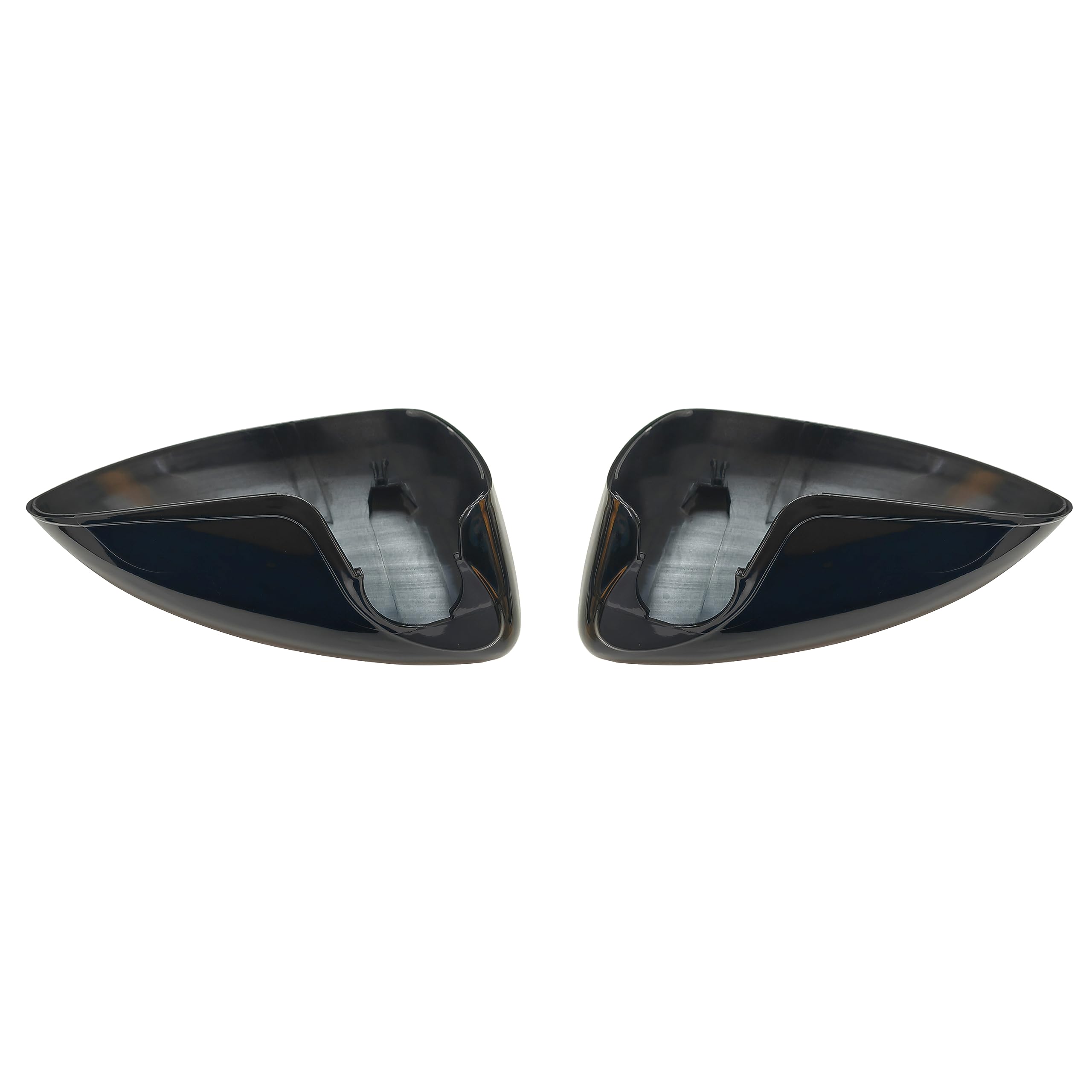 Coperchio specchietto retrovisore 2 pezzi, calotta specchietto retrovisore ABS con cornice adatta per Focus 2005-2008, FD4247423 FD4247424(Modello di carbonio