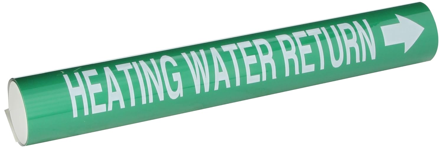 Brady 5825Ii High Performance Wrap Around Pipe Marker, B689, White