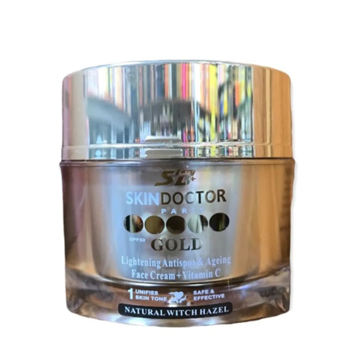 Skin Doctor Gold Glow Skin Whitening Face Cream Anti-Spot & Anti-Ageing 50ml