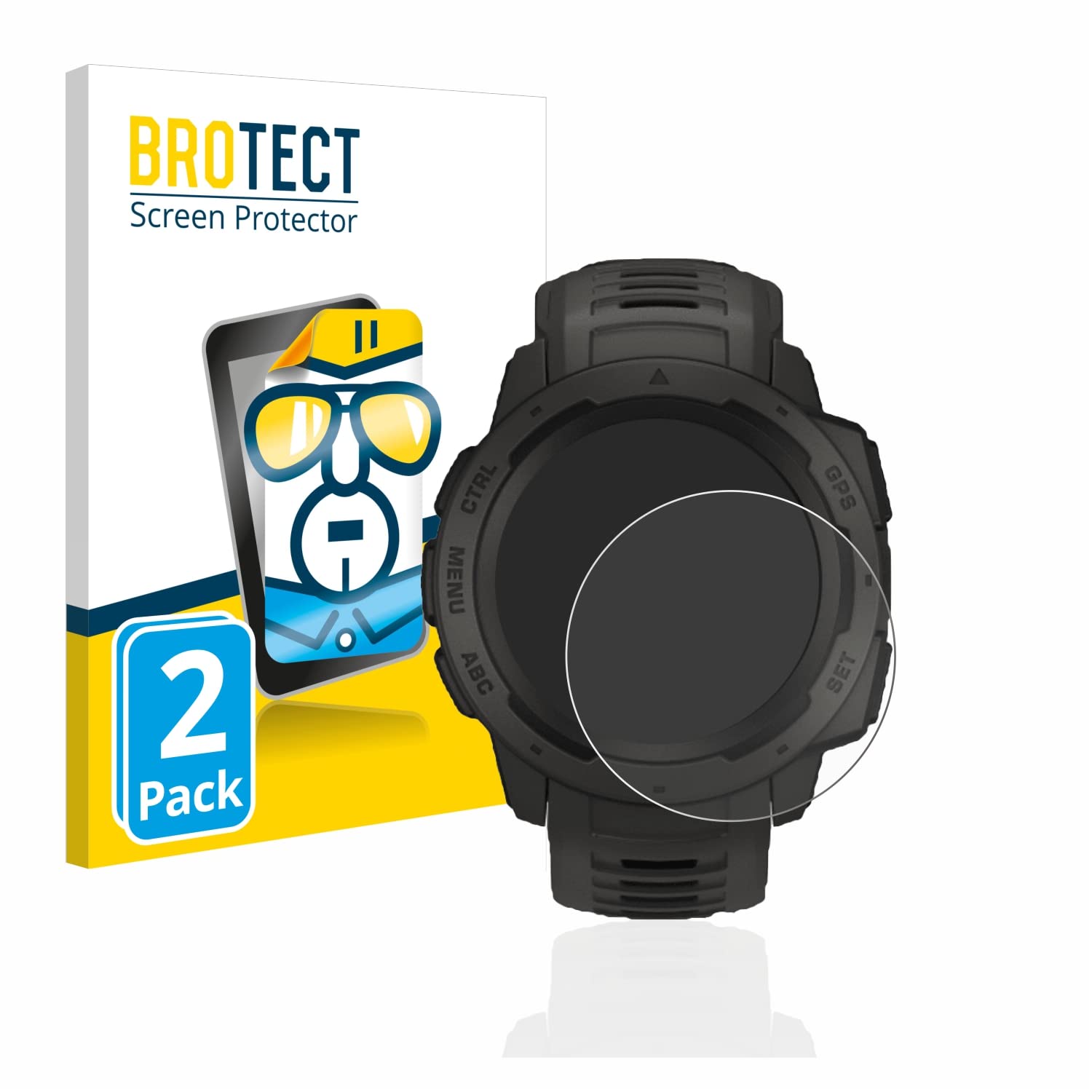 6 Pezzi Proteggi Schermo per Garmin Forerunner 55 Pellicola Protezione