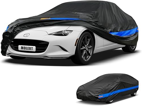 Molebt Funda de coche para Coupe Sports impermeable para todo tipo de clima ajuste universal BMW Z3 Honda S2000 Mazda MiataMX-5 Saturn Sky Toyota