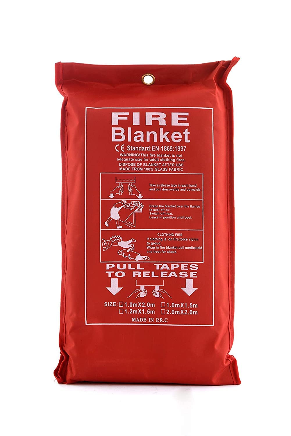 Emergency Fire Blanket Survival Fiberglass | Flame Retardant Protection Fire Blanket Shelter Safety Cover for | The Kitchen,Fireplace,Grill,Car,Camping,Survival (1x1M & 1.5x1.5M) (1x1 M)-picture-21