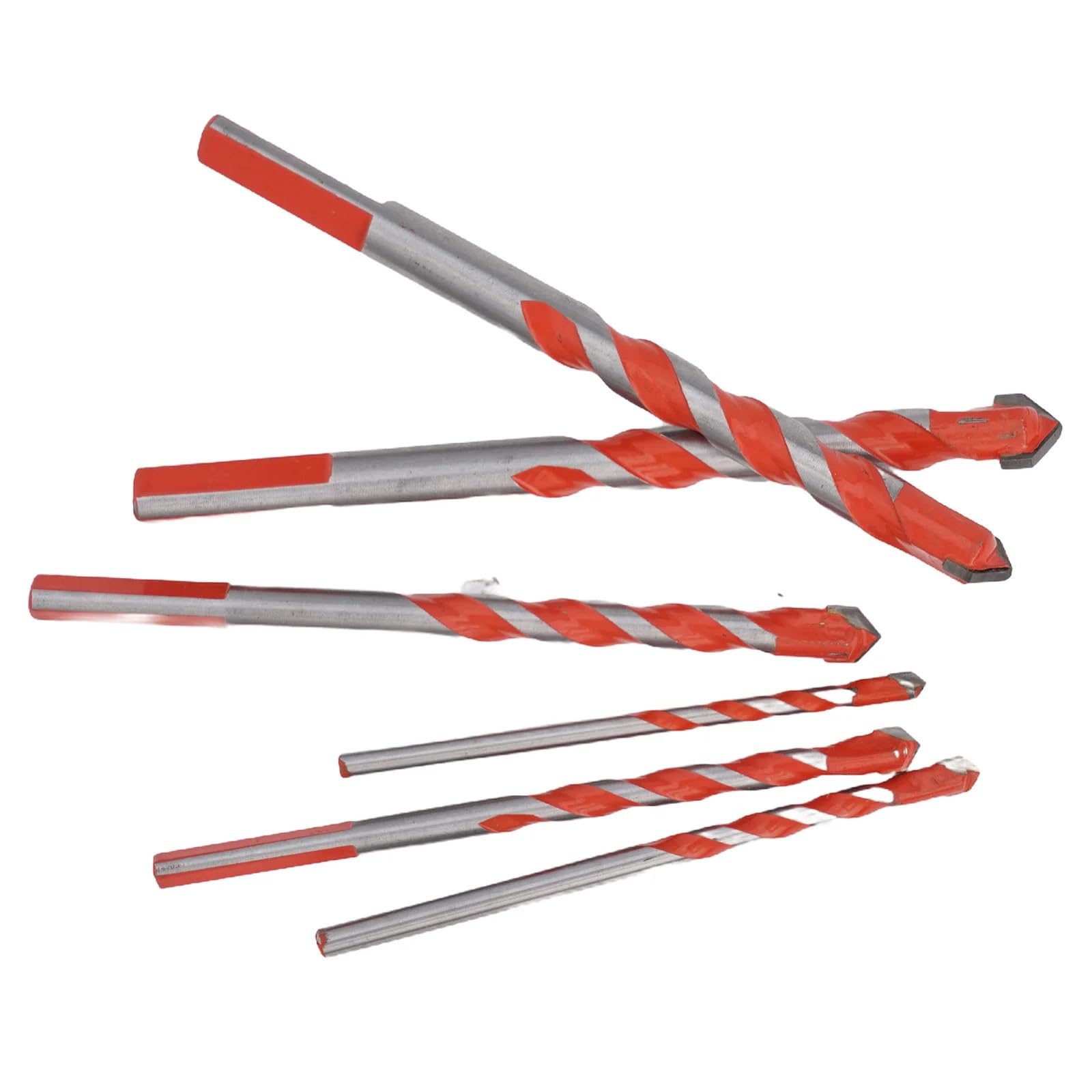 6 sztuk zestaw wierteł węglikowych uchwyt trójkątny wiertła do płytek do ceramicznego betonu cegła metalowa otwieracz do otworów w drewnie narzędzie do wiercenia