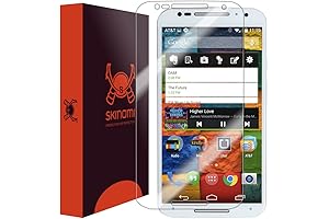 Clear TechSkin Screen Protector Compatible with Motorola Moto X (2nd Gen, 2014)