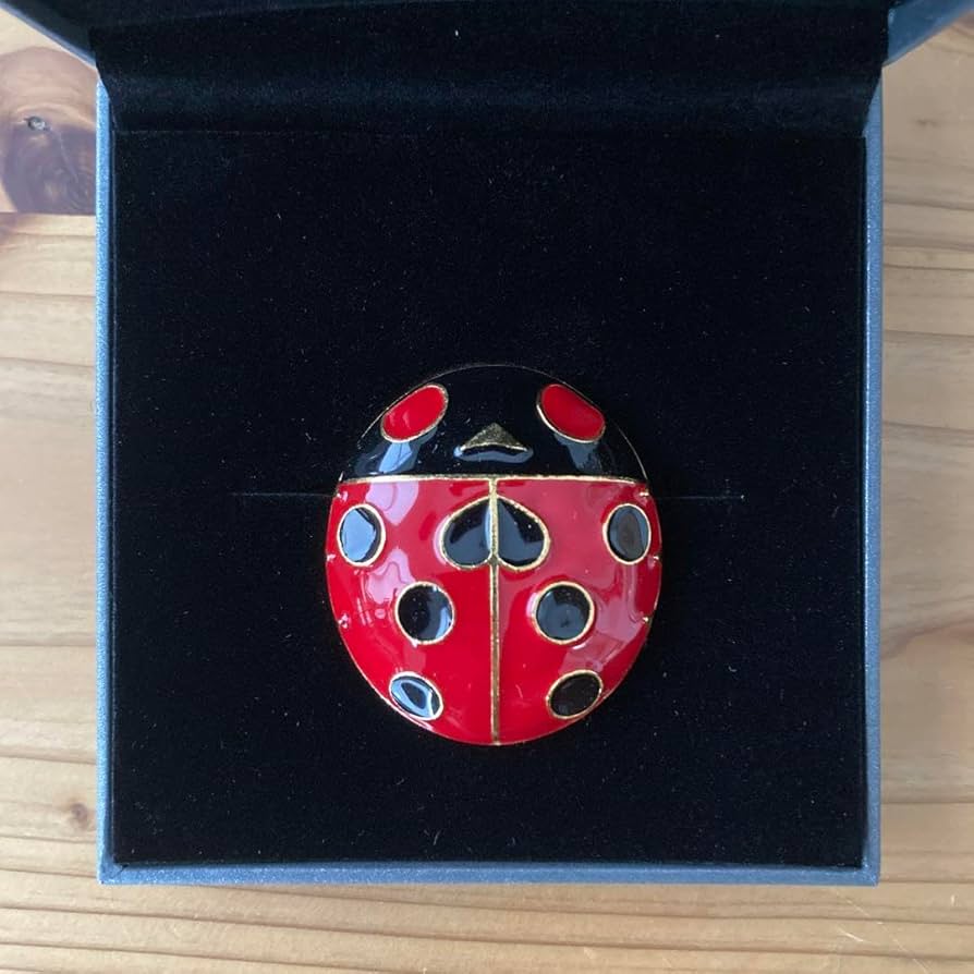ジョジョ展　ブローチ　てんとう虫　ジョルノブローチ ジョジョ展 ブローチ てんとう虫 ジョルノブローチ Amazon