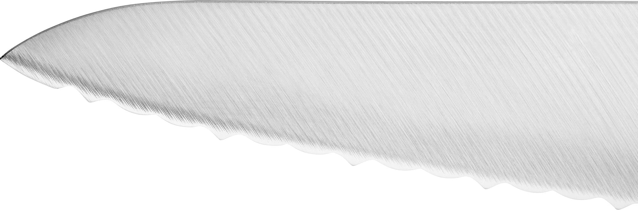 Zwilling Nóż szefa kuchni ząbkowany Pro Compact w kolorze srebrnym/czarnym, stalowy, 20 x 5 x 5 cm