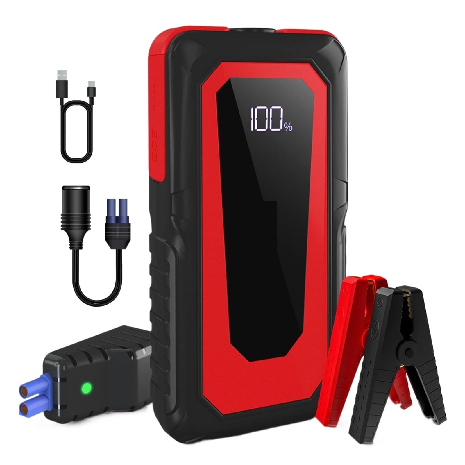 2000A Urządzenie Do Uruchamiania Awaryjnego Samochodu Power Bank Przenośny Rozrusznik Awaryjny Ładowarka Samochodowa Auto Booster Do 12V Urządzenie Do Uruchamiania Awaryjnego Samochodu