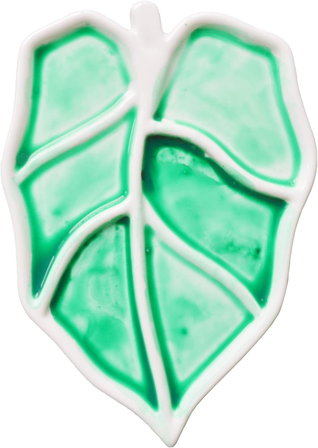 Bower Bird Porcelain Watercolor Palette Leaf Artist Professional Ceramic Palette (High Quality fine Ceramics)
