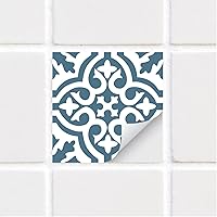 Vista 6 de Calcomanías de vinilo para azulejos de estilo bohemio para despegar y pegar, calcomanías autoadhesivas para azulejos de pared, calcomanías Acero