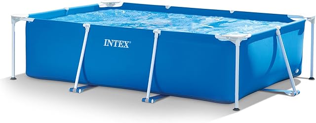 Intex Rectangular Ogrodowy Basen Stelażowy, 3834 L, Niebieski, 300 x 200 x 75 cm