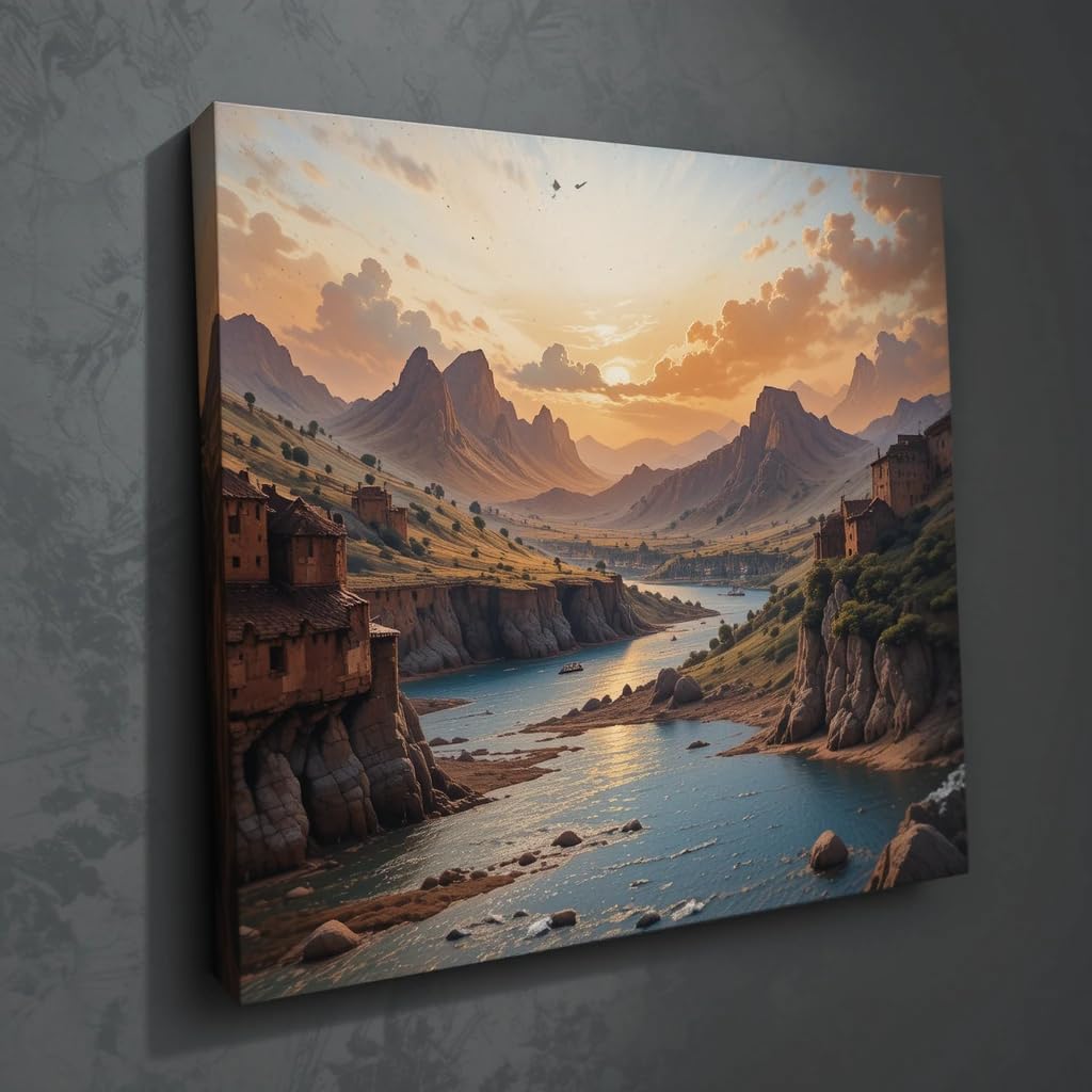 Genérico FOTOLIIENZO - Cuadro personalizado con foto, Lienzo sobre bastidor de madera – Lienzo 90 cm X 60 cm, opción de impresión en horizontal y vertical