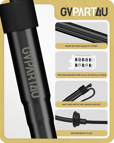 Miniatura 4 de GVPART4U 6891009120 Actuador de puerta trasera eléctrica Toyota Highlander 2014-2019 puntales de elevación de escotilla trasera 1 par maletero