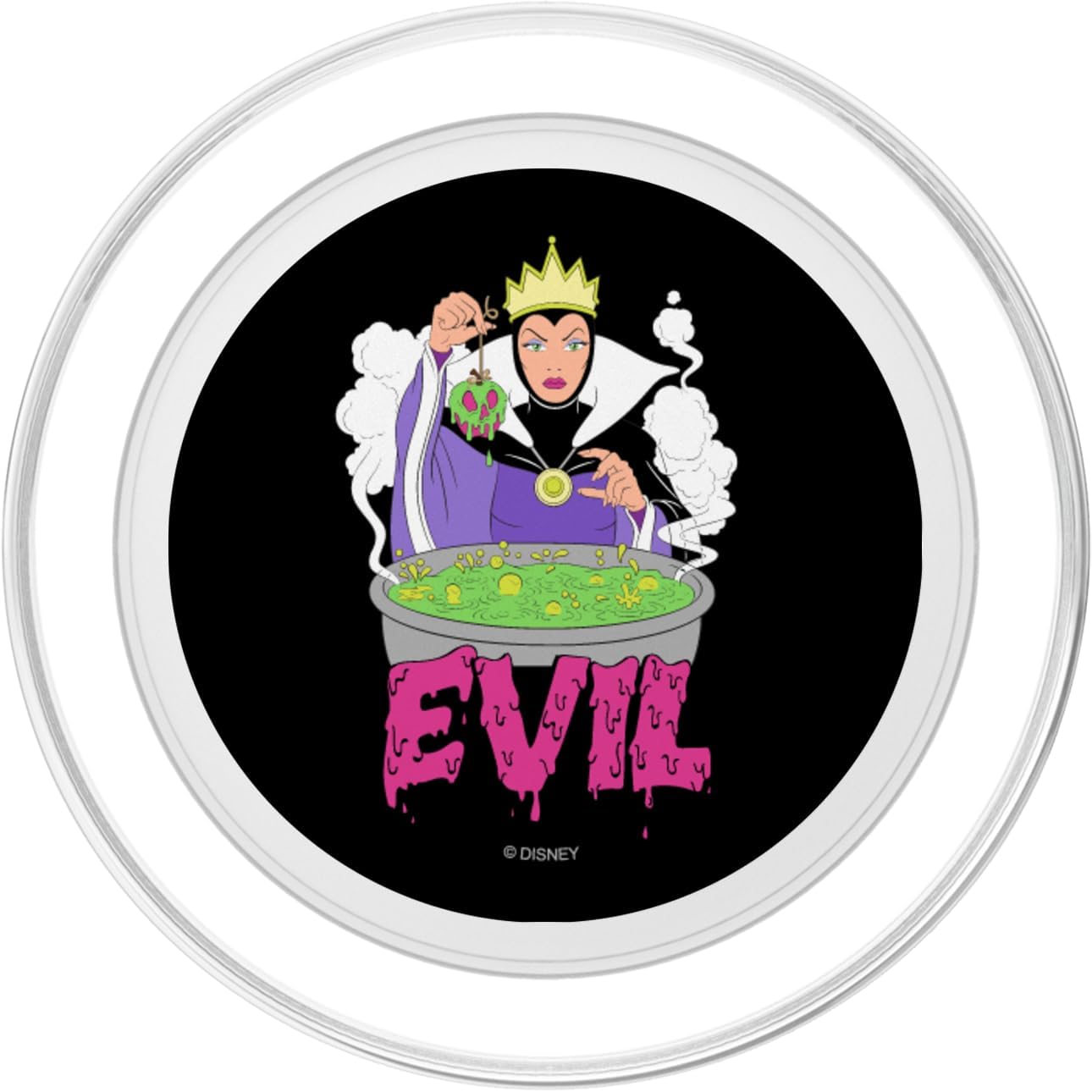 Disney Villains Evil Queen Grime Art PopSockets MagSafe PopGrip for iPhone