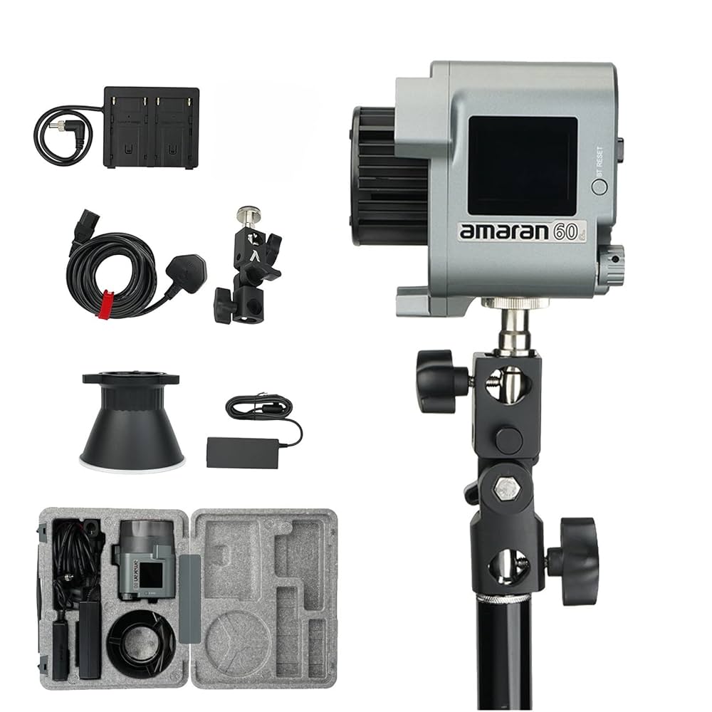 Amazon | 「Aputure正規品」Amaran 60d 65W LEDビデオライト,色