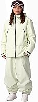 Oymyakon Women's Baggy Ski Suit: Waterproof 15000mm Snowboard Jacket & Pants Set - Insulated Winter Snowsuit