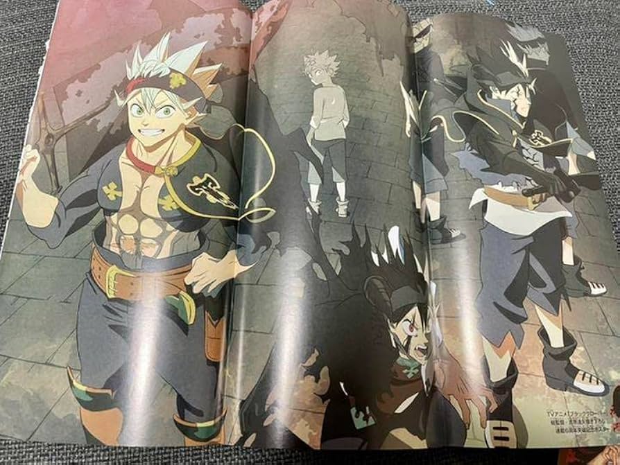 Amazon.co.jp: シール 扉絵ポスター ブラッククローバー 田畠裕基