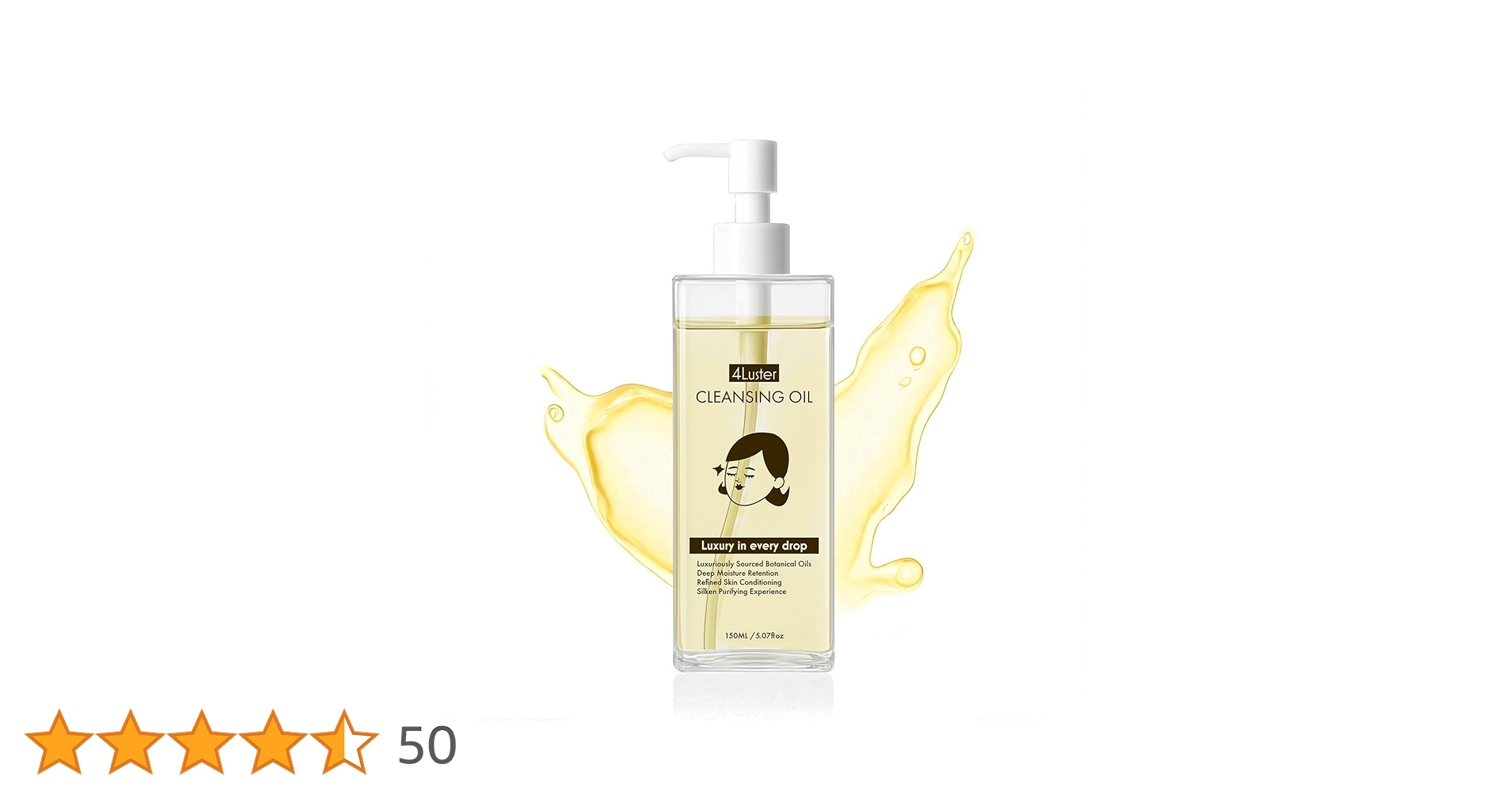 Amazon | 【美容成分配合メイク落とし】4Luster(フォーラスター