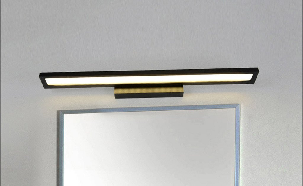 Lampes de miroir de bain LED 8W éclairage mural étanche alu