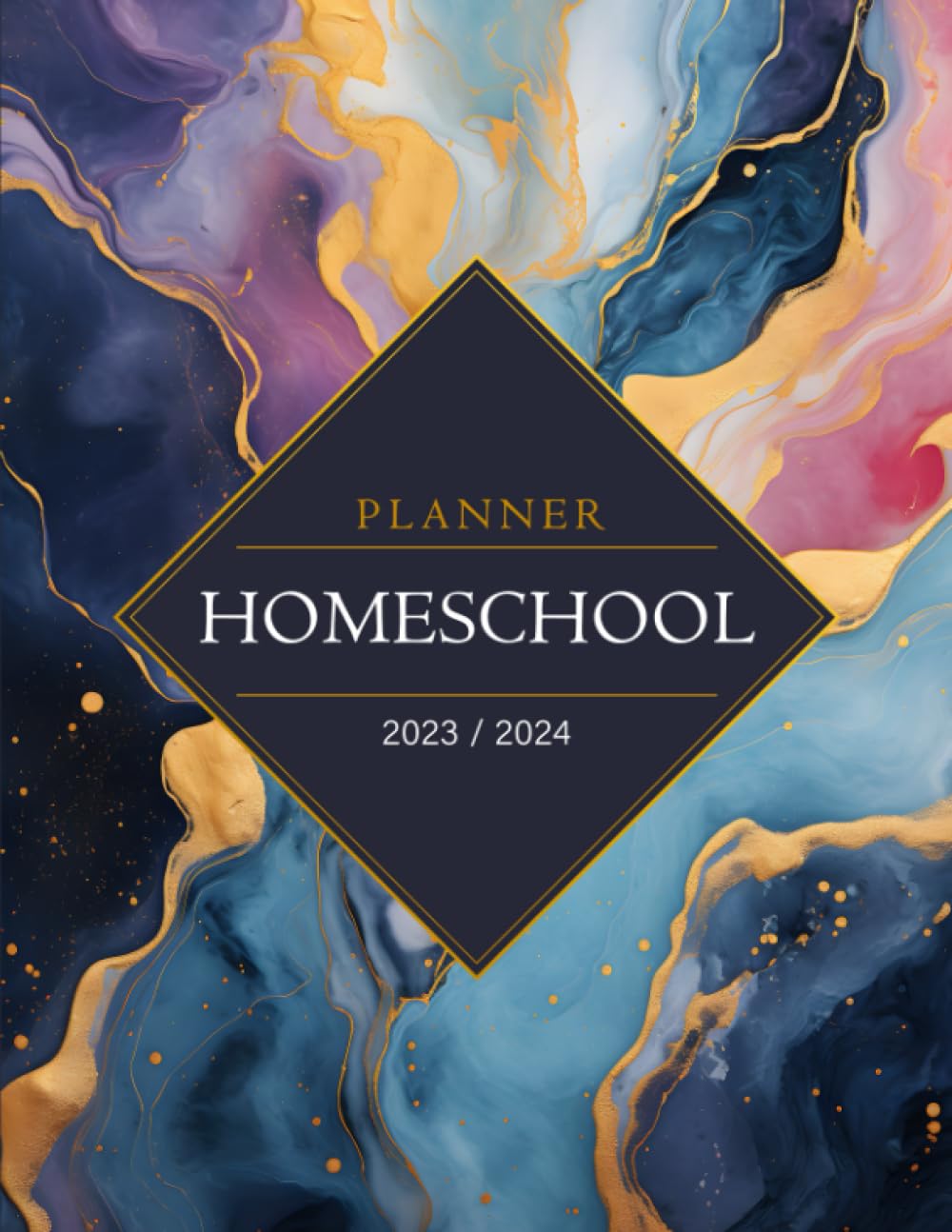 Homeschool Planner 2024 - 2025: A Simple Plan Organizer For One Student Kid. Record Keeping Book For Teachers, Mom. 12 Months Jul - Jun