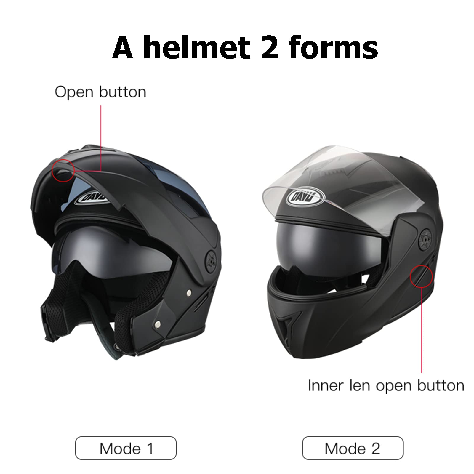 moped fahrradhelm Modularer Integral-Motorrad-Straßen-Fahrradhelm, DOT ECE-Zugelassener Helm Mit Klaren Und Getönten Doppelvisieren, Unisex Klapp-Integral-Motorrad-Moped-Fahrrad-Roller-Helm,Track a,L Auto & Motorrad Product:LCD81F Color Display Hercules Colorado Fahrrad, Gebrauchte Schaltung-8G-Freilauf