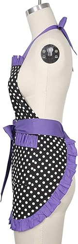 Miniatura 11 de RosieLily Retro Aprons for Women with Pockets Vintage Apron Kitchen Apron for Cooking Baking Cute