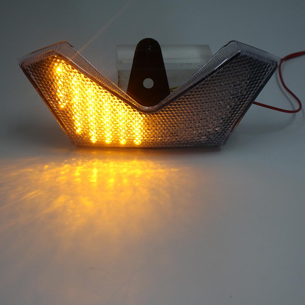 Amazon | GZYF バイク用テールランプ LED 方向指示器 ブレーキ