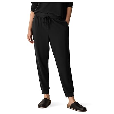 Eileen Fisher Cozy Brushed Terry Hug Ankle Track Pants Women
