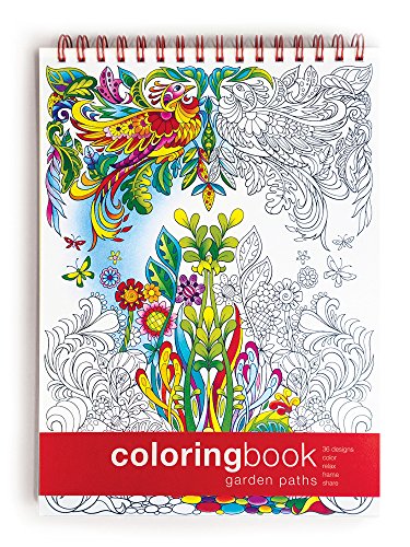 Garden Paths Coloring Book le cadeau créatif idéal pour passionnés de nature