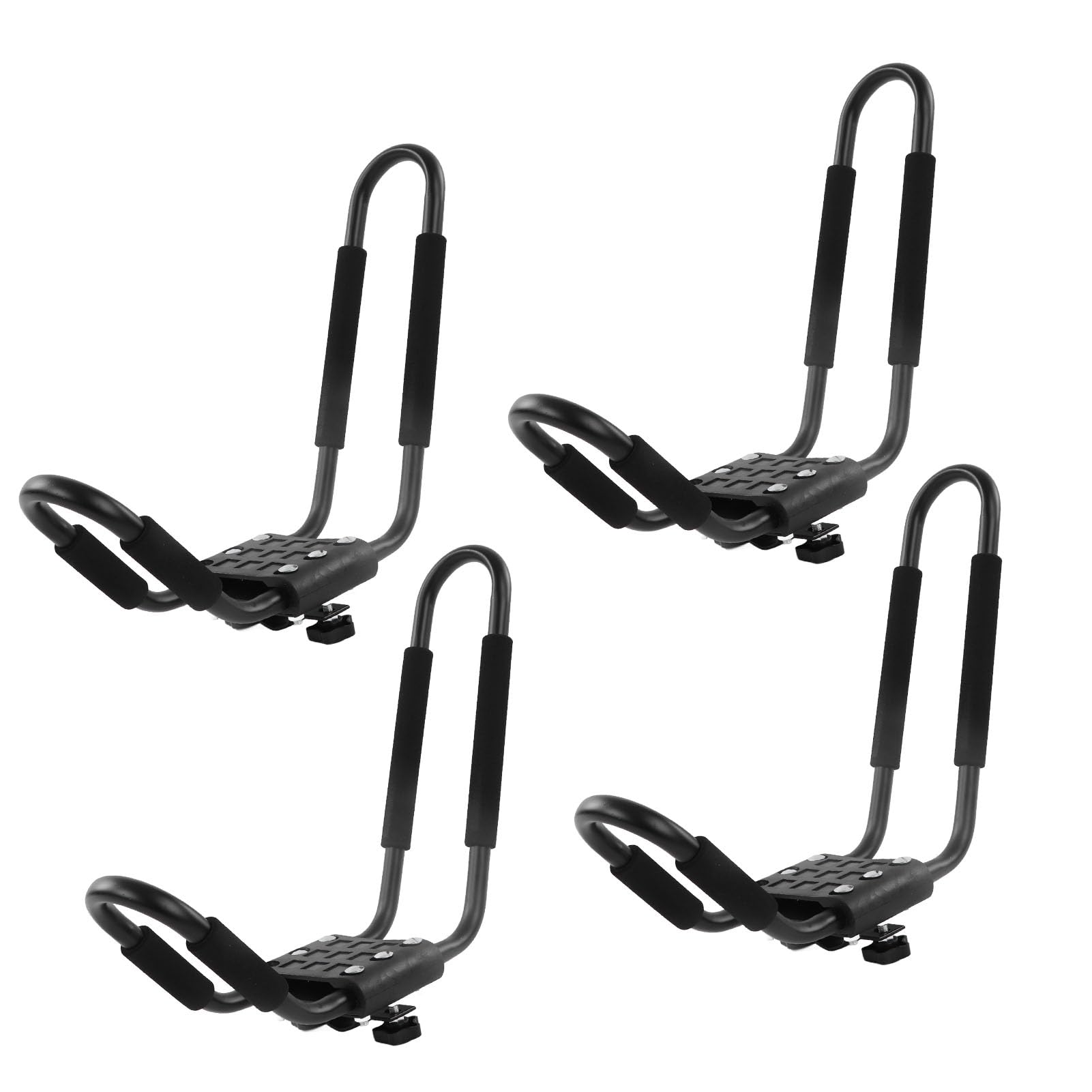 Fafeicy Kajak-Dachträger, 2 Paar Auto-Dachträgerhalter aus Legiertem Stahl mit 150 Pfund Kapazität für Kajaks, Kanus, Surfbretter, Skier